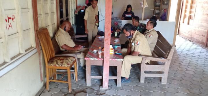 Komsos Bareng Perades, Koordinasi Kegiatan Program TMMD Tambakrejo Bojonegoro 